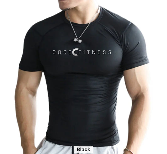 Short Sleeve Compression Shirt with Custom Logo