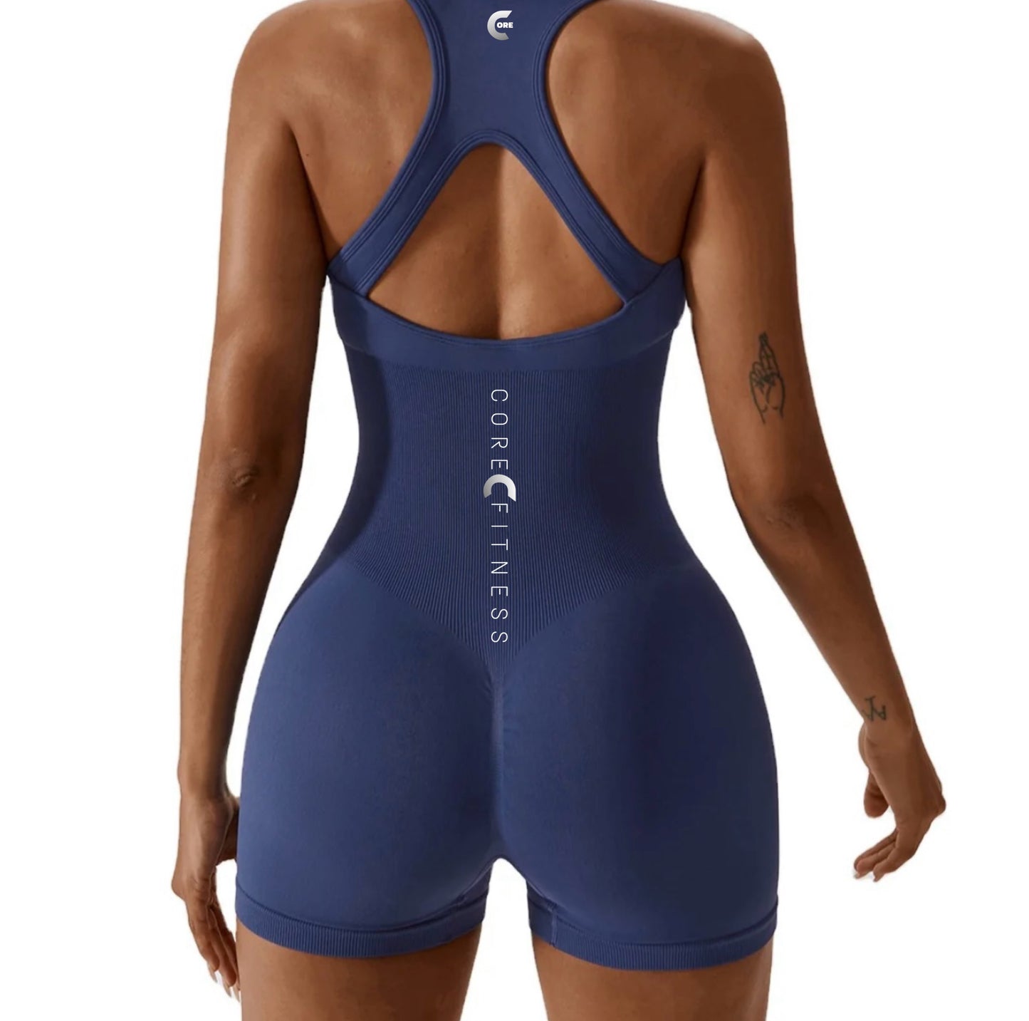 Women's Sports One Piece Tight Fit Scrunch Design Bodysuit